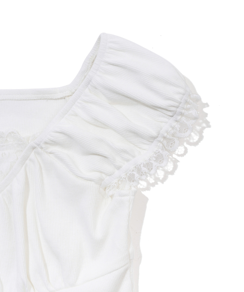 YOUHEE(ユヒ)の「LAYERED BLOUSE_WHITE(シャツ/ブラウス・レディース・その他・SMALL/MEDIUM)」の4枚目の写真