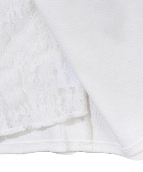 YOUHEE(ユヒ)の「LAYERED BLOUSE_WHITE(シャツ/ブラウス・レディース・その他・SMALL/MEDIUM)」の7枚目の写真