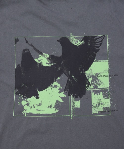OAMC（オーエーエムシー）の「【OAMC PEACEMAKER/オーエーエムシー ピースメーカー】Regular Tee Birds Print（Tシャツ/カットソー・メンズ・ホワイト/チャコールグレー・L/M）」の13枚目の写真
