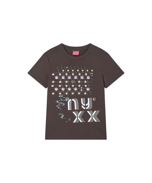 NYXX（エヌワイエックスエックス）の「TOE BEANS TEE BROWN（Tシャツ/カットソー・レディース・その他・FREE）」の2枚目の写真