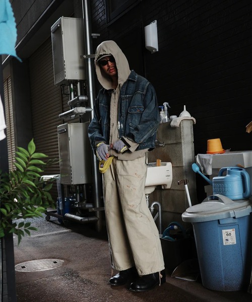 Anachronorm(アナクロノーム)の「【ANACHRONORM】REMAKED DOUBLE POCKET DENIM JACKET(デニムジャケット・メンズ・インディゴブルー・2)」の15枚目の写真