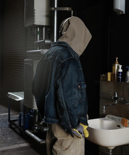 Anachronorm(アナクロノーム)の「【ANACHRONORM】REMAKED DOUBLE POCKET DENIM JACKET(デニムジャケット・メンズ・インディゴブルー・2)」の18枚目の写真