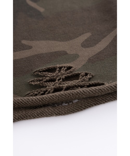 SUPPLIER（サプライヤー）の「スエットショーツ｜Camouflage Baggy Sweat Shorts｜SUPPLIER（スウェットパンツ・メンズ・グリーン系カモフラージュ/グレー系カモフラージュ・SMALL/MEDIUM/LARGE/X-LARGE）」の10枚目の写真