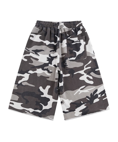SUPPLIER（サプライヤー）の「スエットショーツ｜Camouflage Baggy Sweat Shorts｜SUPPLIER（スウェットパンツ・メンズ・グリーン系カモフラージュ/グレー系カモフラージュ・SMALL/MEDIUM/LARGE/X-LARGE）」の16枚目の写真