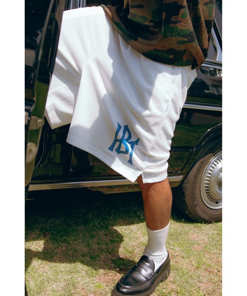 KEBOZ(ケボズ)の「WS MESH SHORTS(その他パンツ・メンズ・ブラック/ホワイト/ミント/カモフラージュ/ネイビー/ベージュ・M/L/XL)」の2枚目の写真