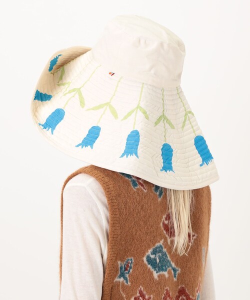 TOMORROWLAND (トゥモローランド)の「romualda VIOLETA HAT リバーシブルハット(ハット・レディース・ライトブルー・2)」の3枚目の写真
