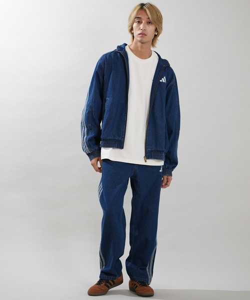 adidas(アディダス)の「adidas/アディダス M STADIUM ウォッシュデニムジャケット KGJ38(デニムジャケット・メンズ・ライトインディゴブルー/ブラック/インディゴブルー・XL/2XL/L/M)」の21枚目の写真