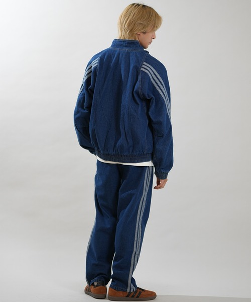 adidas(アディダス)の「adidas/アディダス M STADIUM ウォッシュデニムジャケット KGJ38(デニムジャケット・メンズ・ライトインディゴブルー/ブラック/インディゴブルー・XL/2XL/L/M)」の4枚目の写真