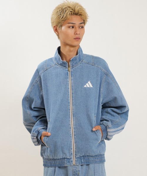 adidas(アディダス)の「adidas/アディダス M STADIUM ウォッシュデニムジャケット KGJ38(デニムジャケット・メンズ・ライトインディゴブルー/ブラック/インディゴブルー・XL/2XL/L/M)」の6枚目の写真