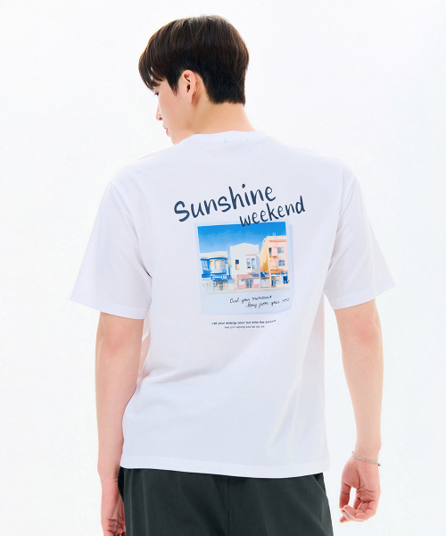 CHASECULT（チェイスカルト）の「メンズフォトグラフィックTシャツ-FBRK5821D01（Tシャツ/カットソー・メンズ・ホワイト・95/100/105/110）」の3枚目の写真