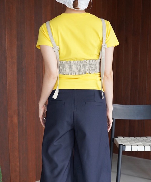 SANSeLF(サンセルフ)の「【SANSeLF】レーストリムカシュクールビスチェ saw26s085(その他トップス・レディース・ベージュ・FREE)」の17枚目の写真