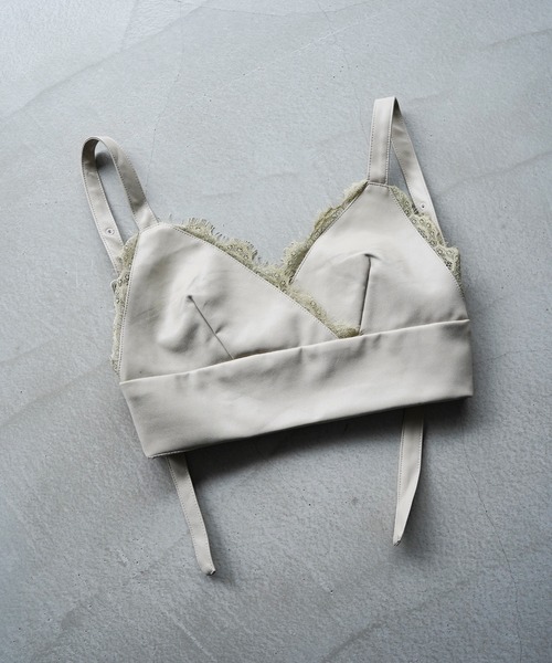 SANSeLF(サンセルフ)の「【SANSeLF】レーストリムカシュクールビスチェ saw26s085(その他トップス・レディース・ベージュ・FREE)」の20枚目の写真