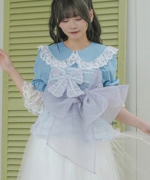 【クティールとレトロ】ビッグリボンアソートチュールビスチェ