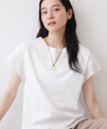 Dessin | 【UVカット/接触冷感】美光沢カットソー(Tシャツ/カットソー)