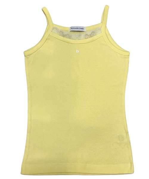BLOOMING CHARM(ブルーミングチャーム)の「Logo camisole(キャミソール・レディース・イエロー・ONE SIZE)」の1枚目の写真