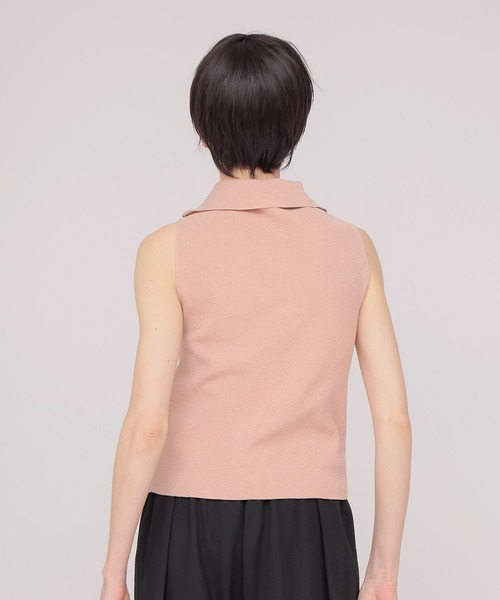 DRESSLAVE(ドレスレイブ)の「twinkle zip pullover(トゥインクルジッププルオーバー)(ニット/セーター・レディース・ピンク/ブルー/シルバー・38)」の5枚目の写真