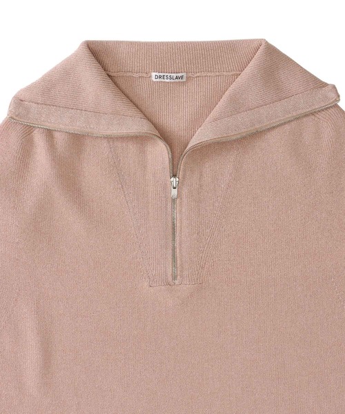 DRESSLAVE(ドレスレイブ)の「twinkle zip pullover(トゥインクルジッププルオーバー)(ニット/セーター・レディース・ピンク/ブルー/シルバー・38)」の17枚目の写真