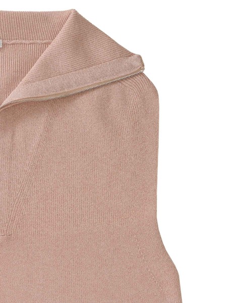 DRESSLAVE(ドレスレイブ)の「twinkle zip pullover(トゥインクルジッププルオーバー)(ニット/セーター・レディース・ピンク/ブルー/シルバー・38)」の18枚目の写真