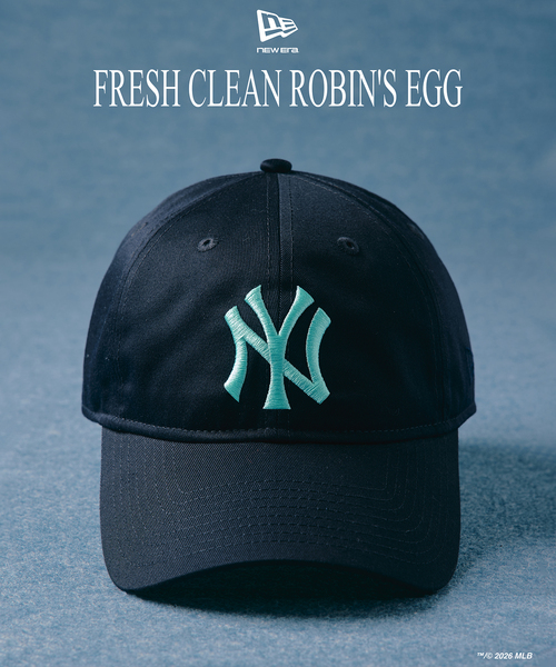 NEW ERA / ニューエラ 別注 NYY ロビンズ エッグ ブルー NEW ERA / ニューエラ 別注 FRESH CLEAN NYY Robin's Egg Blue