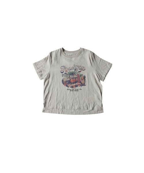 antiqua(アンティカ)の「ヴィンテージ風 プリント 綿100 Tシャツ(Tシャツ/カットソー・レディース・ホワイト系その他/ベージュ系その他2/ホワイト系その他3/ホワイト系その他2/グリーン/ベージュ系その他・ONESIZE)」の21枚目の写真
