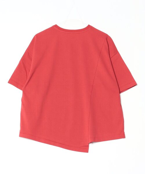 hunch(ハンチ)の「hunch アシメデザインカットソー 半袖(Tシャツ/カットソー・レディース・オフホワイト/レッド/チャコール・FREE)」の22枚目の写真