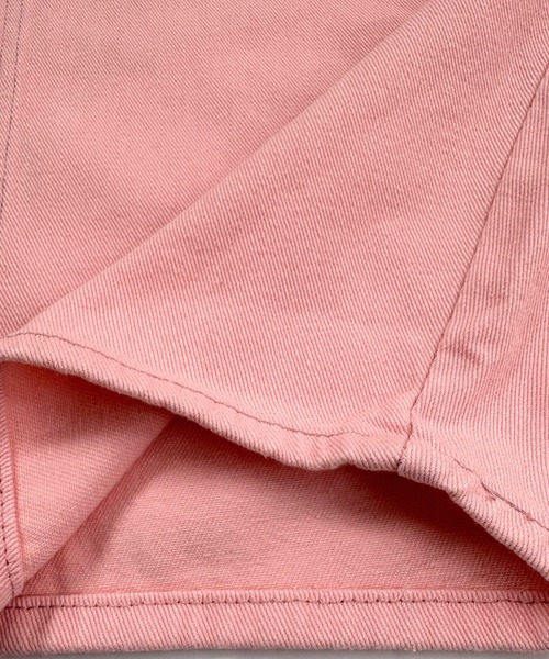 CANVAS+(キャンバスプラス)の「【CANVAS+】ハートフラップポケットワイドパンツ(デニムパンツ・レディース・ピンク・S/M/L)」の17枚目の写真