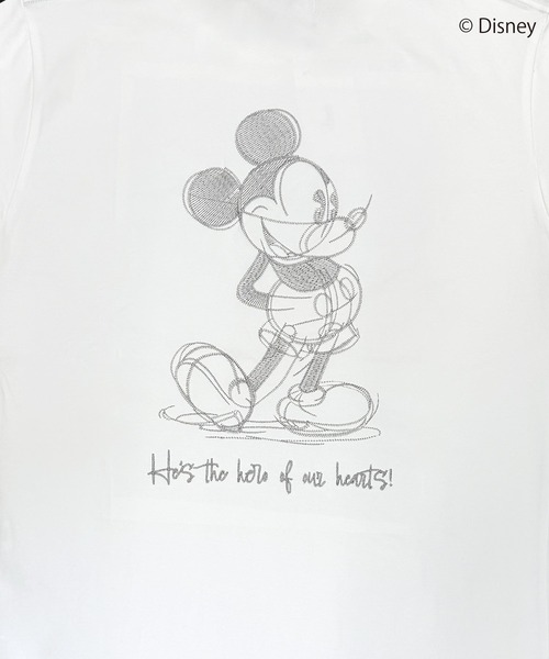 adamsJUGGLER（アダムスジャグラー）の「【Disney(ディズニー）】ミッキー /RTEG ペンシル ティー（Tシャツ/カットソー・メンズ・ブラック/ホワイト・XXL/XL/L/M/S）」の10枚目の写真