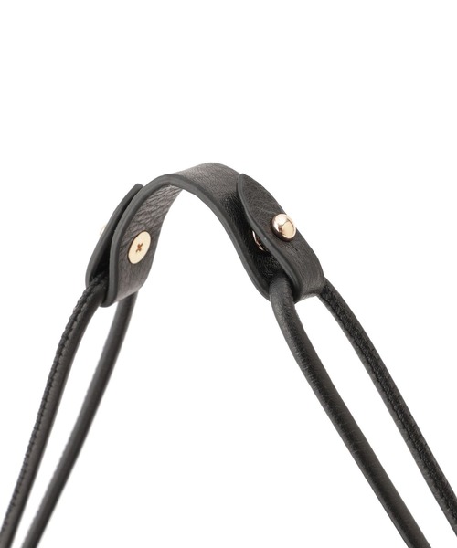 SALON adam et rope'(サロン アダム エ ロペ)の「【W S(ドゥーブル)】ソフトレザードロストミドルバッグ(ハンドバッグ・レディース・ダークブラウン/ブラック・FREE)」の22枚目の写真