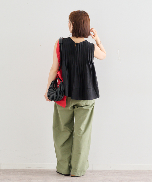 U by SPICK&SPAN（ユーバイスピックアンドスパン）の「《追加》UBY Spick & Span タックブラウス 2（シャツ/ブラウス・レディース・ホワイト/ブラック・FREE）」の20枚目の写真
