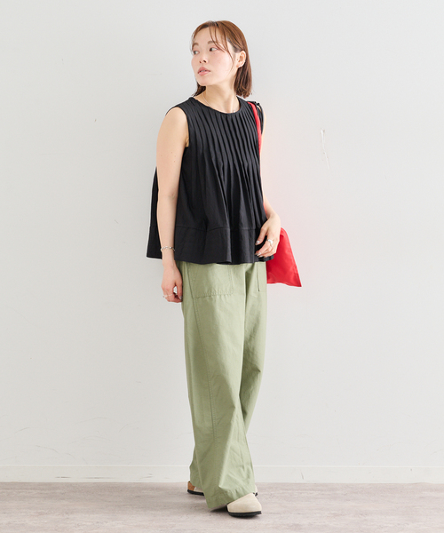 U by SPICK&SPAN（ユーバイスピックアンドスパン）の「《追加》UBY Spick & Span タックブラウス 2（シャツ/ブラウス・レディース・ホワイト/ブラック・FREE）」の21枚目の写真
