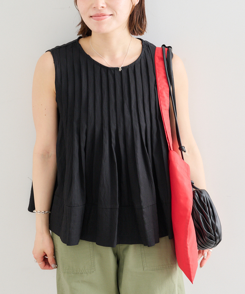 U by SPICK&SPAN（ユーバイスピックアンドスパン）の「《追加》UBY Spick & Span タックブラウス 2（シャツ/ブラウス・レディース・ホワイト/ブラック・FREE）」の22枚目の写真