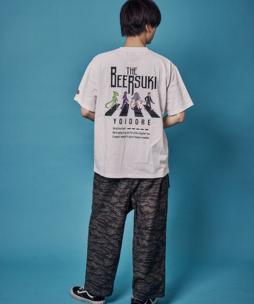 JACKROSE(ジャックローズ)の「YOIDORE ザ・ビールスキ TEE(Tシャツ/カットソー・メンズ・ブラック/ホワイト・XL/L/M)」の8枚目の写真