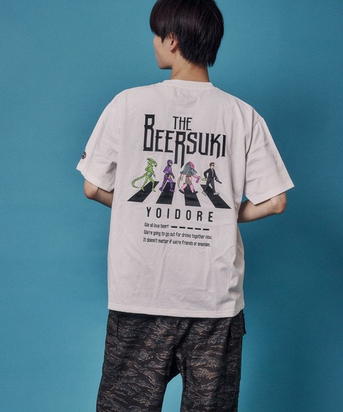 JACKROSE(ジャックローズ)の「YOIDORE ザ・ビールスキ TEE(Tシャツ/カットソー・メンズ・ブラック/ホワイト・XL/L/M)」の11枚目の写真