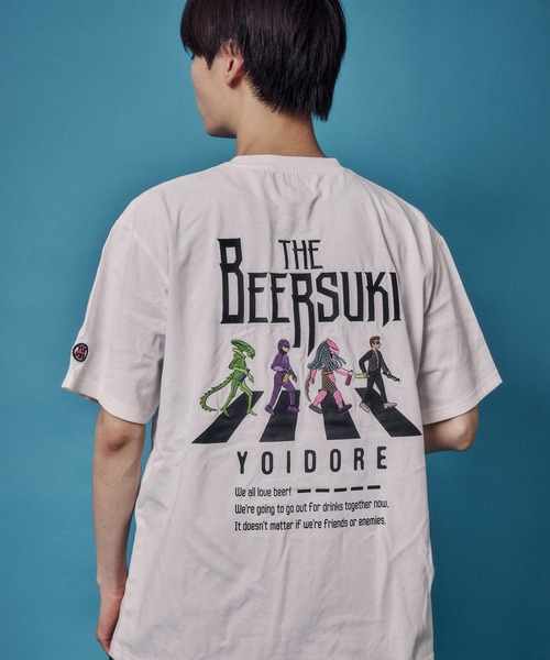 JACKROSE(ジャックローズ)の「YOIDORE ザ・ビールスキ TEE(Tシャツ/カットソー・メンズ・ブラック/ホワイト・XL/L/M)」の10枚目の写真