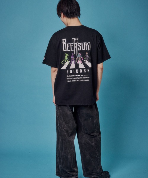 JACKROSE(ジャックローズ)の「YOIDORE ザ・ビールスキ TEE(Tシャツ/カットソー・メンズ・ブラック/ホワイト・XL/L/M)」の19枚目の写真