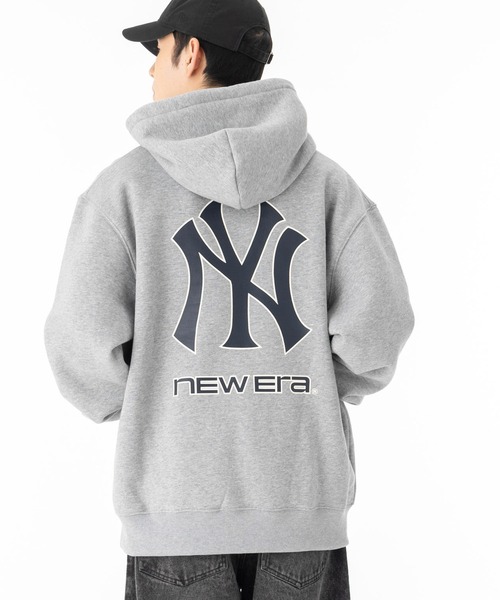 NEW ERA（ニューエラ）の「ニューエラ スウェットパーカー MLB（パーカー・メンズ・グレー/ブラック・XXL/XL/L/M/S）」の5枚目の写真