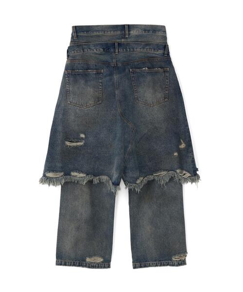 FR(13)NDS(フレンズ)の「FR(13)NDS/フレンズ/Layer Denim Shorts(デニムパンツ・メンズ・ブルー・M/L)」の2枚目の写真