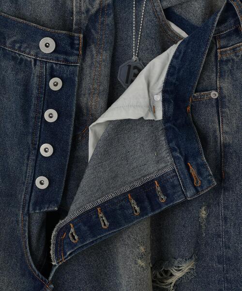 FR(13)NDS(フレンズ)の「FR(13)NDS/フレンズ/Layer Denim Shorts(デニムパンツ・メンズ・ブルー・M/L)」の4枚目の写真