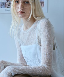 Stretch Lace Layered Top