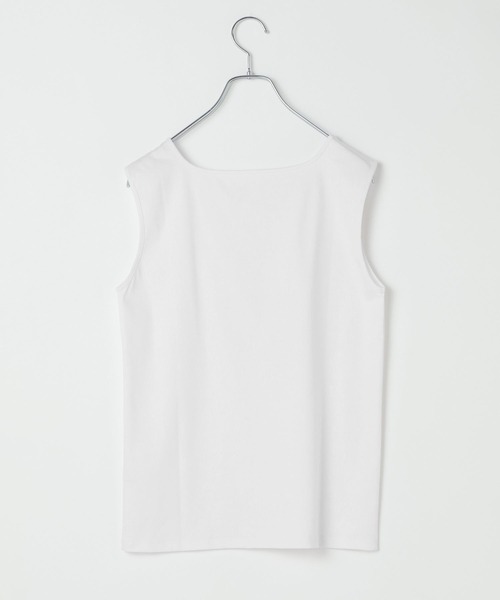 LEPSIM(レプシィム)の「《オフィスライン》機能シルクタッチノースリーブ 812671(Tシャツ/カットソー・レディース・ブラック/オフホワイト・FREE)」の16枚目の写真