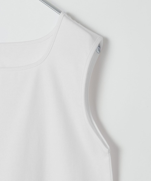 LEPSIM(レプシィム)の「《オフィスライン》機能シルクタッチノースリーブ 812671(Tシャツ/カットソー・レディース・ブラック/オフホワイト・FREE)」の18枚目の写真