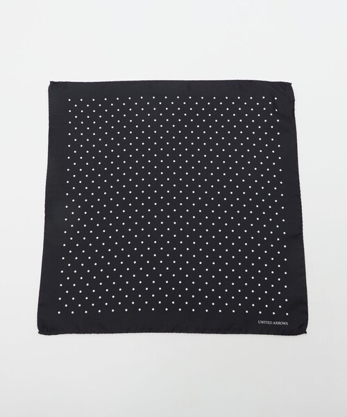 UNITED ARROWS(ユナイテッドアローズ)の「ドット ポケットチーフ(ポケットチーフ・メンズ・グレー系/ネイビー/パープル/ブラウン系/ブラック・FREE)」の6枚目の写真