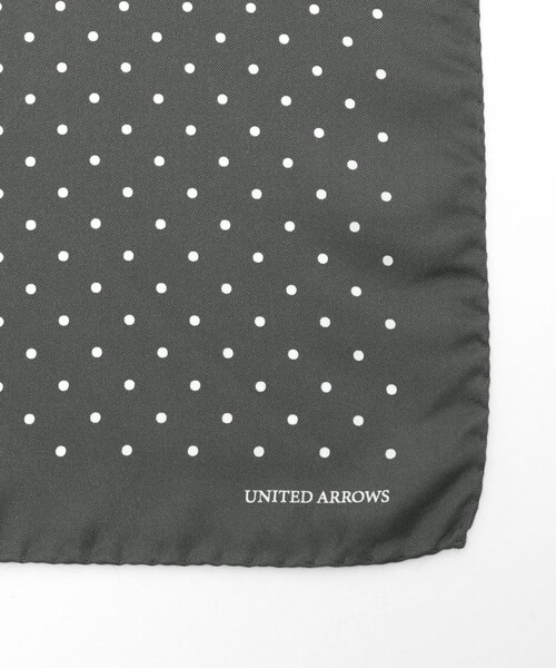 UNITED ARROWS(ユナイテッドアローズ)の「ドット ポケットチーフ(ポケットチーフ・メンズ・グレー系/ネイビー/パープル/ブラウン系/ブラック・FREE)」の15枚目の写真