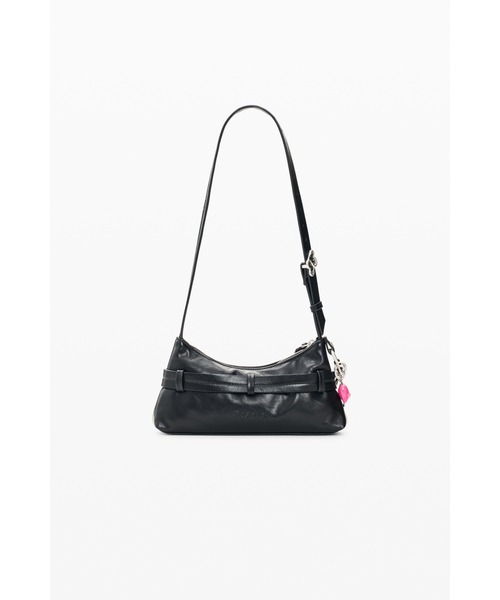 Desigual(デシグアル)の「Heart-Buckle Shoulder Bag/ハートバックルショルダーバッグ(ショルダーバッグ・レディース・ブラック・FREE)」の2枚目の写真
