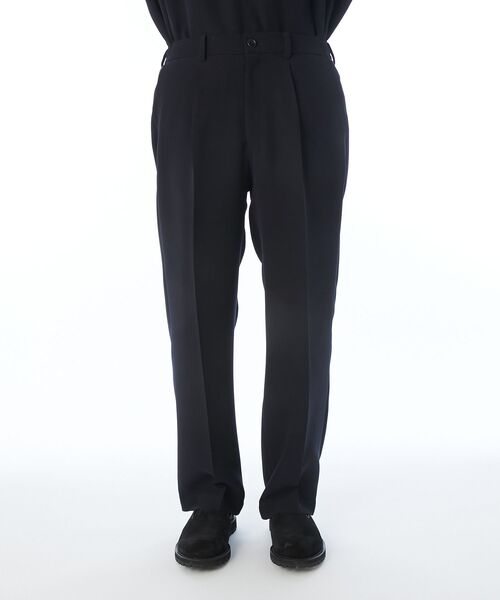 N.HOOLYWOOD COMPILE(N.ハリウッド コンパイル)の「1TUCK TROUSERS(スラックス・メンズ・ネイビー・42/40/38/36)」の6枚目の写真