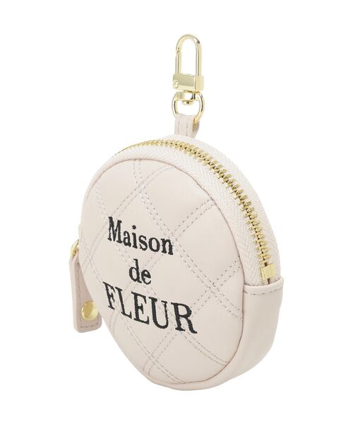 Maison de FLEUR(メゾンドフルール)の「ラウンドキルティングコインケース(コインケース・レディース・ブラック/ピンク・FREE)」の10枚目の写真
