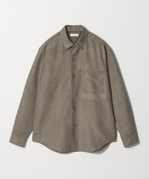【WEB限定 WARDROBE SMART】スエードライク シャツ
