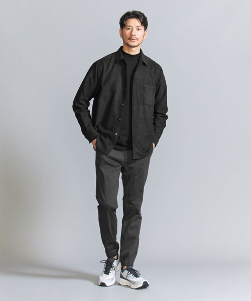BEAUTY&YOUTH UNITED ARROWS(ビューティーアンドユースユナイテッドアローズ)の「【WEB限定 WARDROBE SMART】スエードライク シャツ(シャツ/ブラウス・メンズ・モカ/ダークグレー/ブラック/ネイビー・XL/L/S/M)」の20枚目の写真