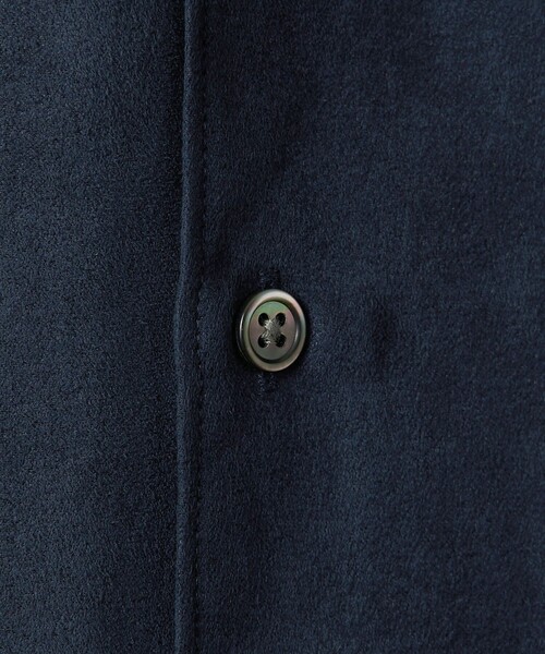 BEAUTY&YOUTH UNITED ARROWS(ビューティーアンドユースユナイテッドアローズ)の「【WEB限定 WARDROBE SMART】スエードライク シャツ(シャツ/ブラウス・メンズ・モカ/ダークグレー/ブラック/ネイビー・XL/L/S/M)」の10枚目の写真