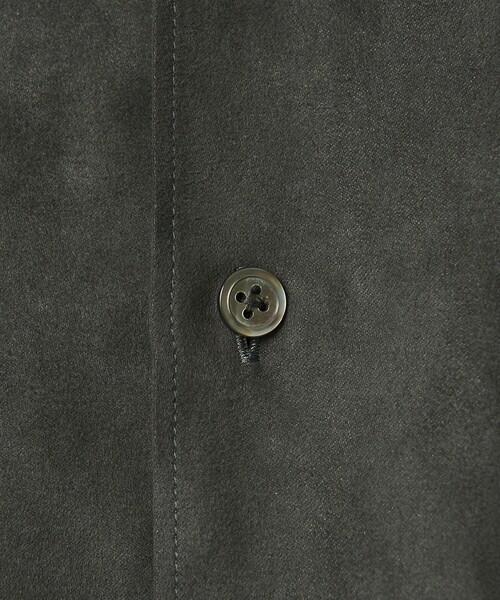 BEAUTY&YOUTH UNITED ARROWS(ビューティーアンドユースユナイテッドアローズ)の「【WEB限定 WARDROBE SMART】スエードライク シャツ(シャツ/ブラウス・メンズ・モカ/ダークグレー/ブラック/ネイビー・XL/L/S/M)」の11枚目の写真